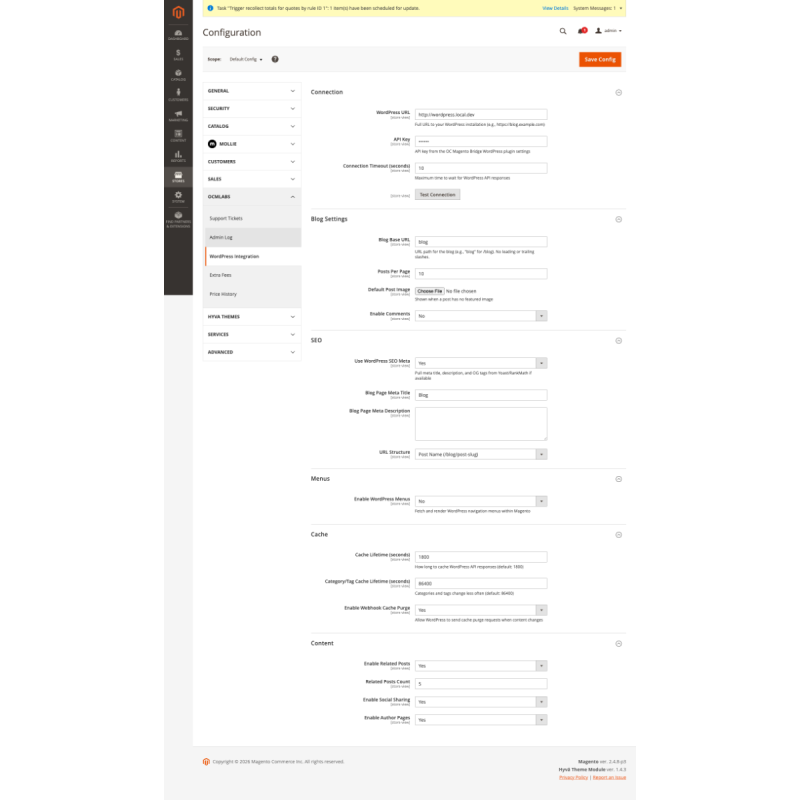 Wordpress Integration