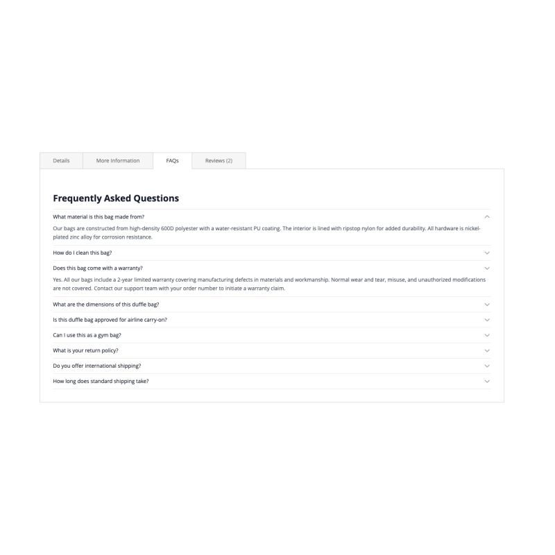 Frequently Asked Questions ( FAQ)