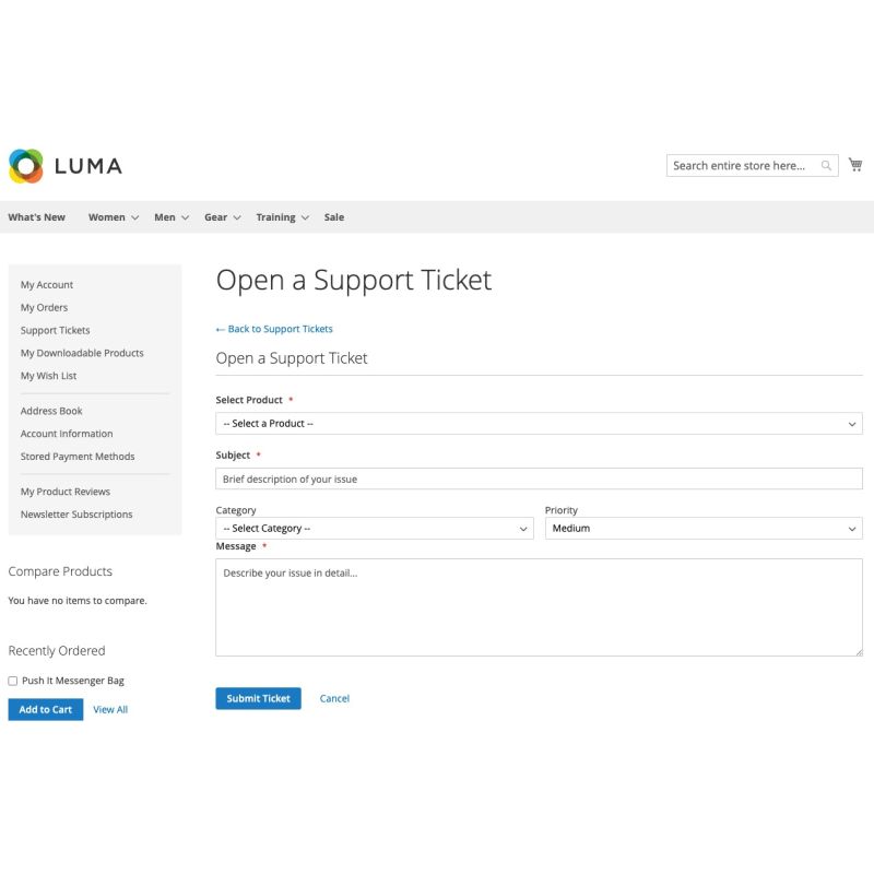 Support Tickets